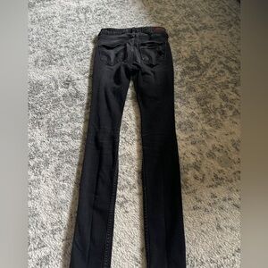 Hollister High Rise Super Skinny Jeans Distressed Black Size: 25 / US 2 Long